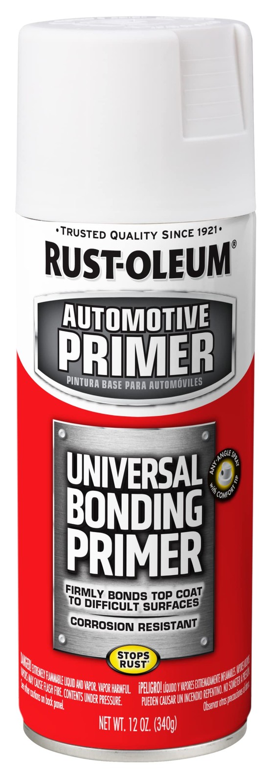 286793 Automotive Universal Bonding Primer Spray, 12 Oz, Flat White, (Pack of 1)