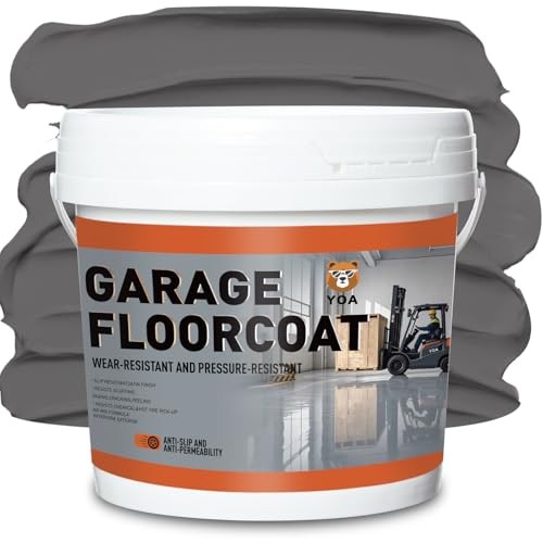 Concrete Garage Floor Paint YOA Acrylic Resin Gray