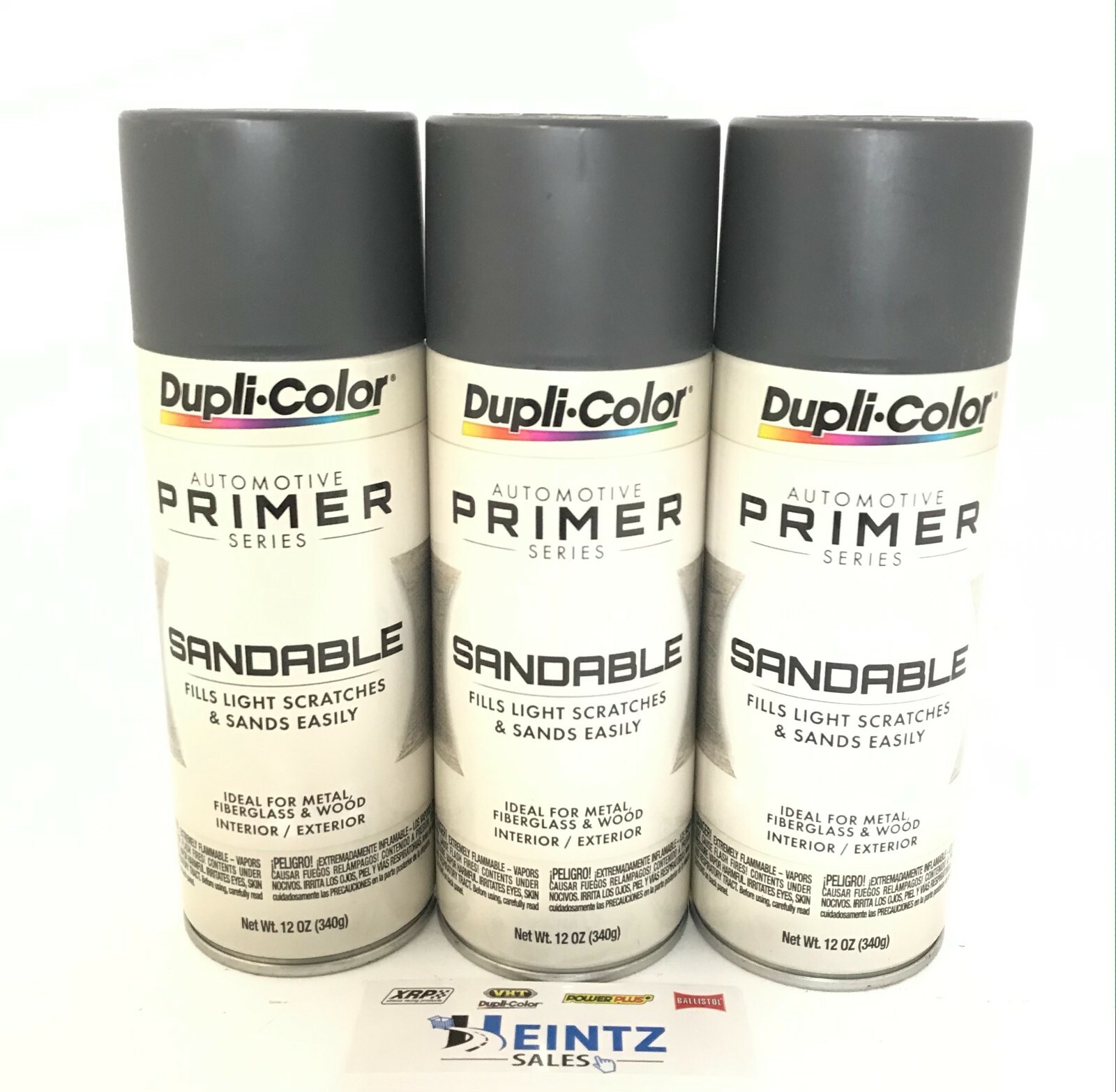 Duplicolor DAP1692-3 PACK GRAY HOT ROD Sandable Filler Primer – 12 oz