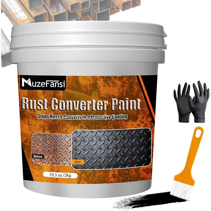 Ultimate Rust Converter Paint Rust Reformer Inhibitor Metal Surfaces Easy Apply