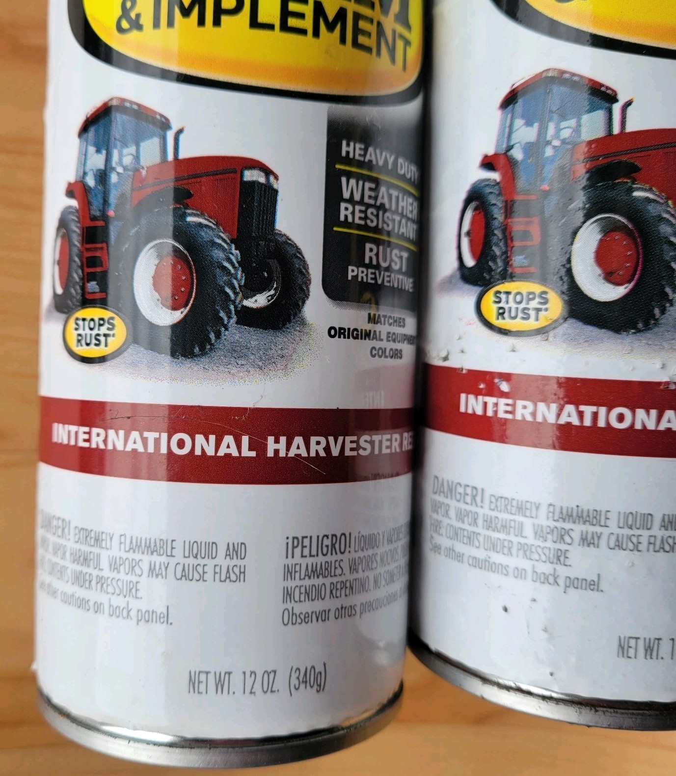 Rustoleum International Harvester Red Spray Paint -2 CANS- 12 oz each #280127