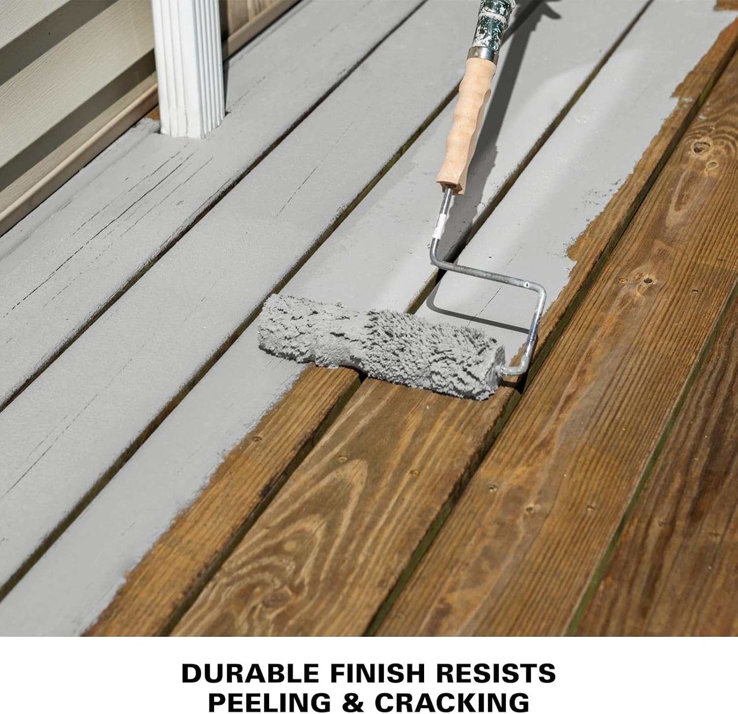 KILZ Over Armor Textured Solid Coating Resurfacer for Wood, Composite and Concre