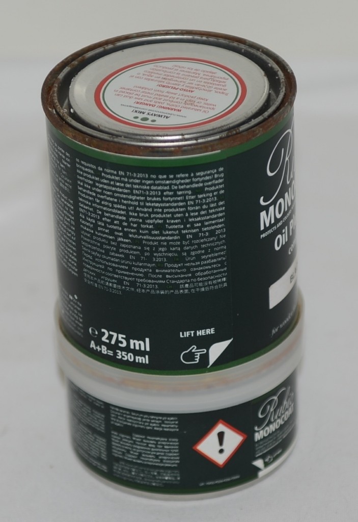 Rubio Monocoat Oil Plus 2C Comp A Black 275 ML With Accelerator 75 ML