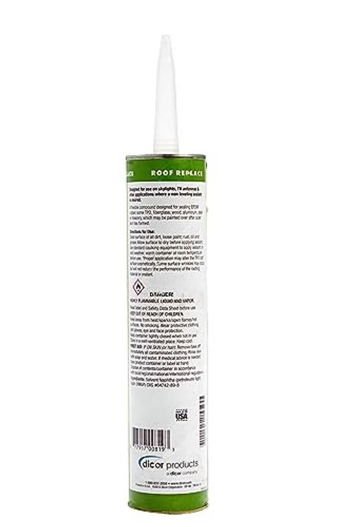 55LSG-HAPS-Free Non-Leveling Lap Sealant -0.3 Oz, Grey, Secure, Ideal for RV 1