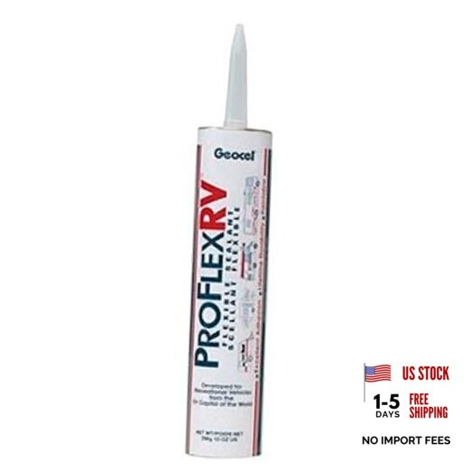 RV Trailer Camper Sealants Proflex Rv Flexible Sealant Clear 10 Oz. Geocel