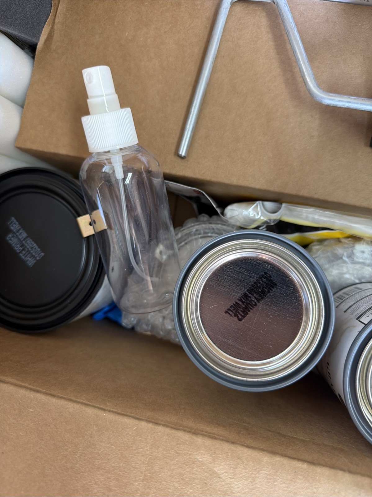 GIANI CARRERA Venetian Gold / Graphite / Smokey Quartz COUNTERTOP PAINT KIT