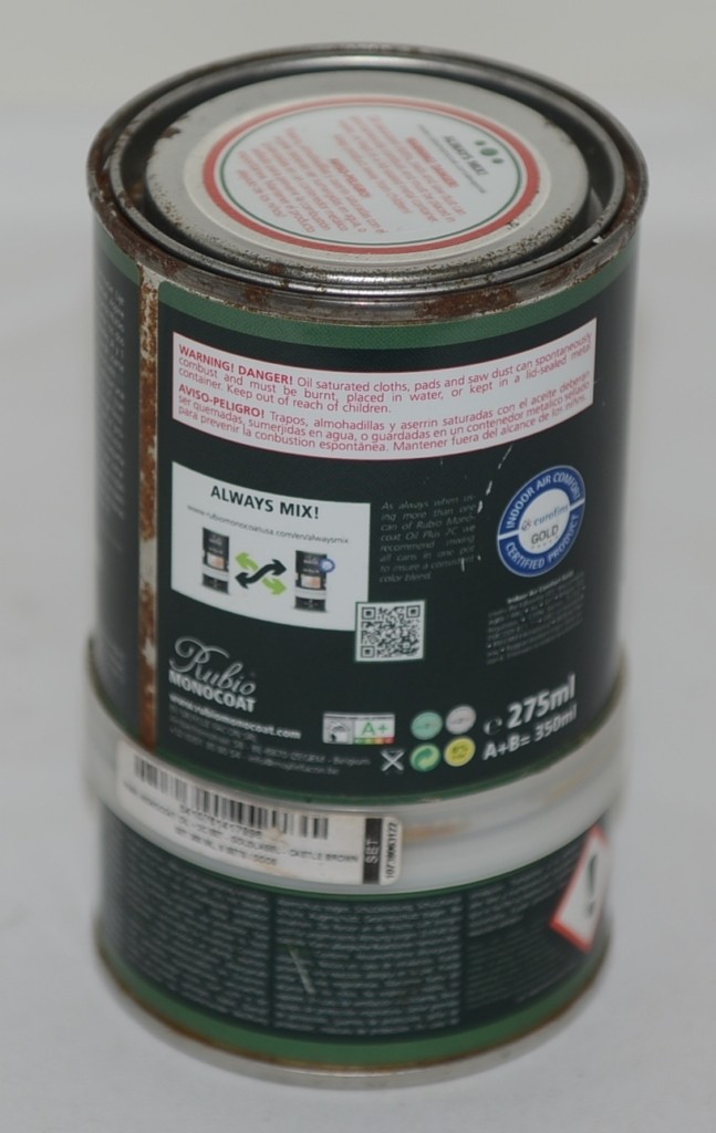 Rubio Monocoat Oil Plus 2C Comp A Castle Brown 275 ML With Accelerator 75 ML