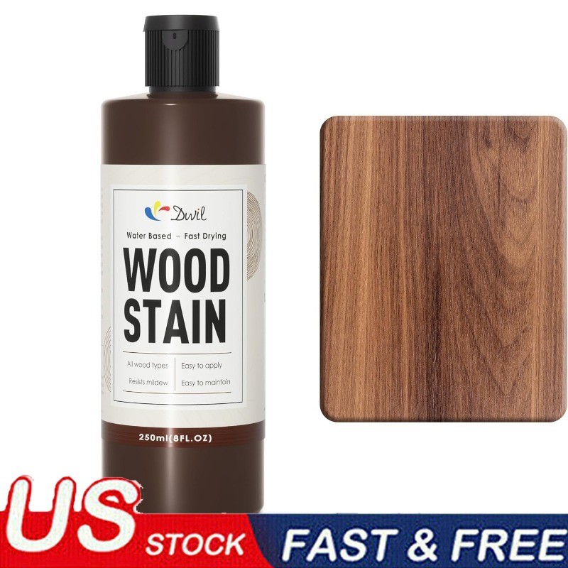 Water Based Wood Stain Multiple Finishes Fast Drying Indoor & Outdoor Furniture