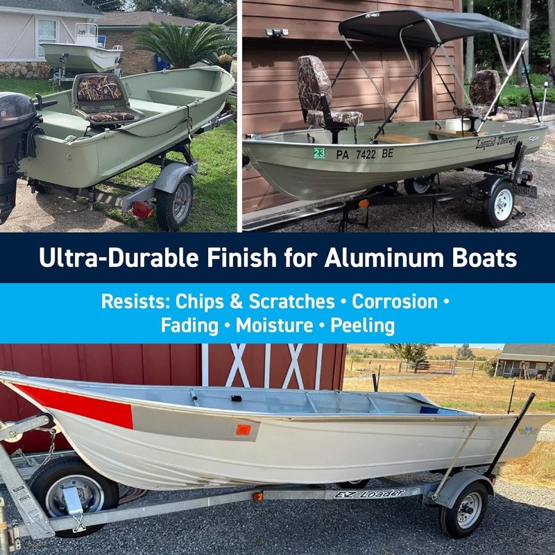 Durable Polyurethane Marine Paint Aluminum Metal Fast Drying UV Resistant New