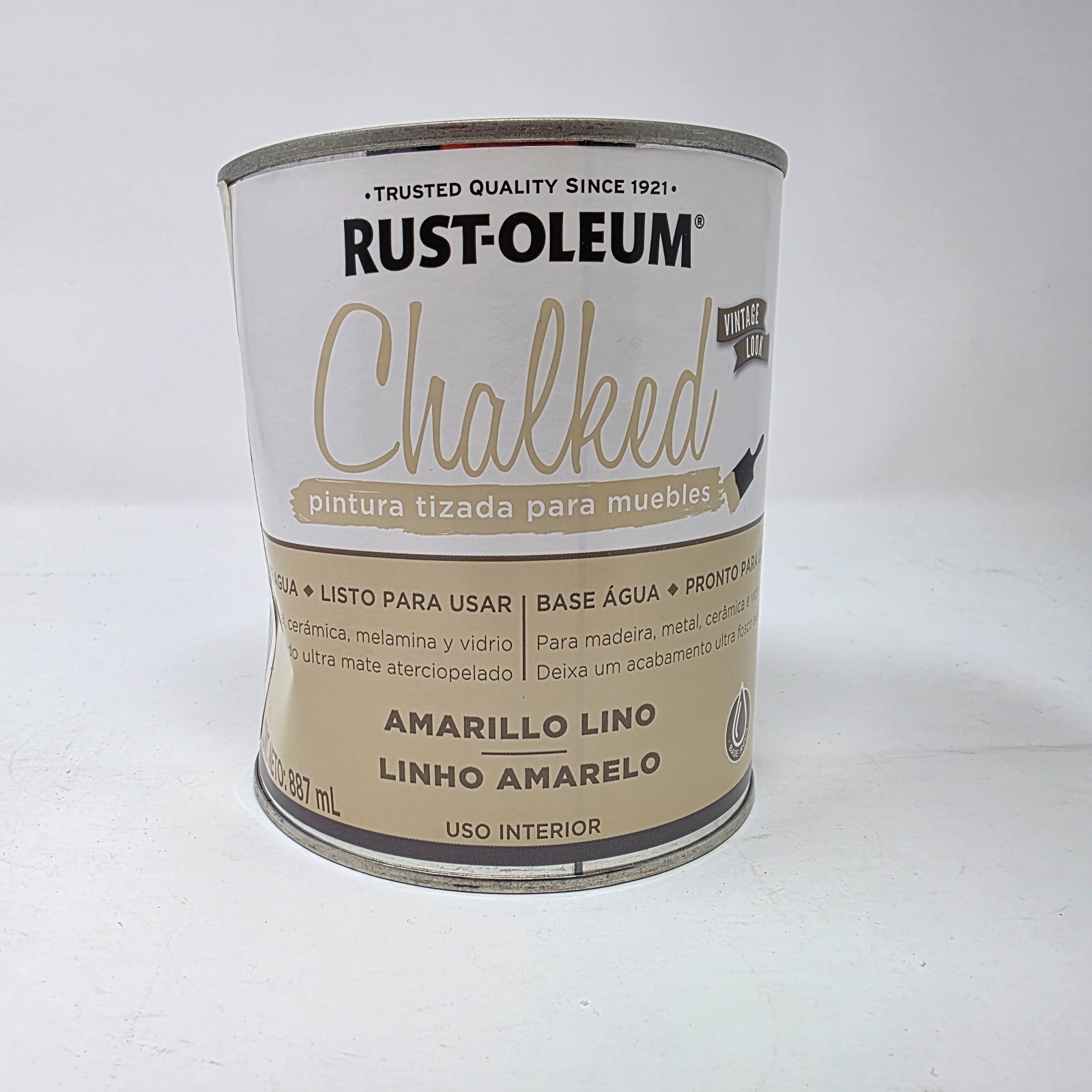 Rust-Oleum Chalked Ultra Matte Amarillo Lino ( Linen Yellow ) Chalk Paint