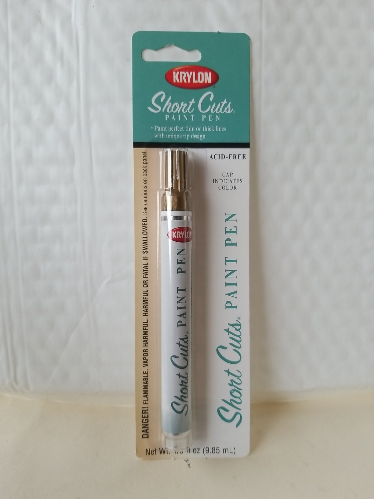 Krylon .33 Oz. Short Cuts Paint Pen – Gold #SM