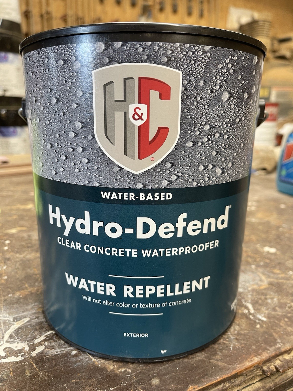 H&C Hydro-Defend Clear Concrete Waterproofer / Exterior / Water-Based/ Gallon