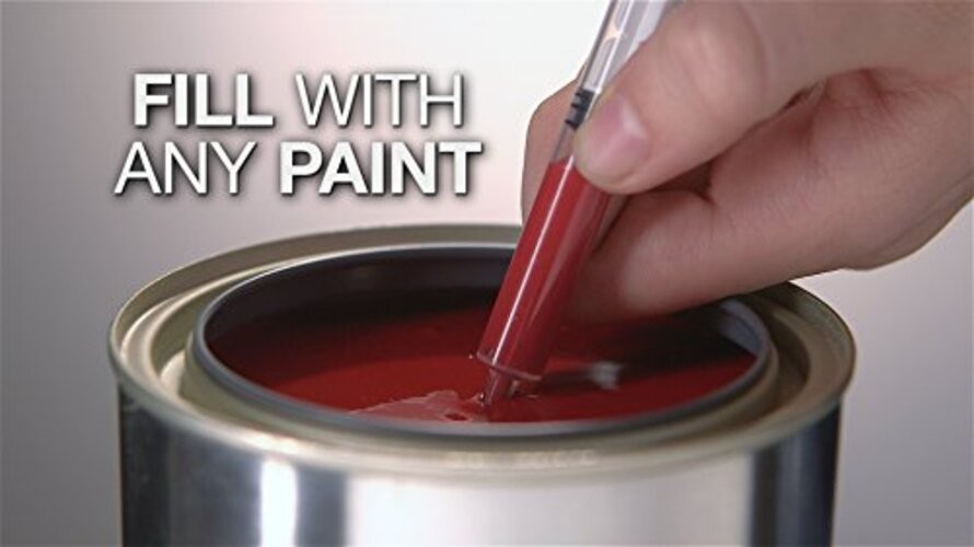 SLB002 Fillable Brush Pens for Interior Touch Ups to Drywall, Cabinets 5 Pack