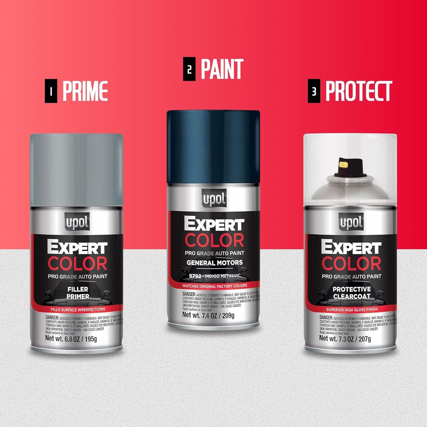 Expert Color Universal, Automotive Spray Paint, Professional Grade, Long-Last…
