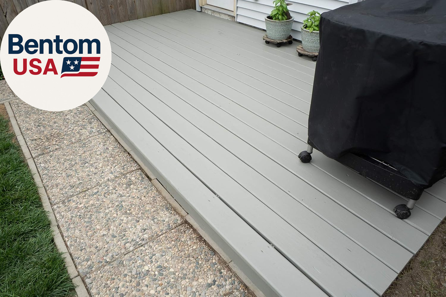 #1 Deck Premium Advanced Solid Color Outdoor Wood Stain and Sealer in One – Wate