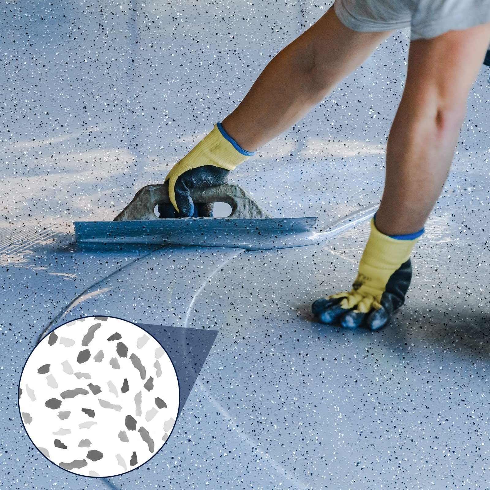 Epoxy Flakes Blend Color Chips Concrete Floor Coating Decorative Paint 3.08 LBS