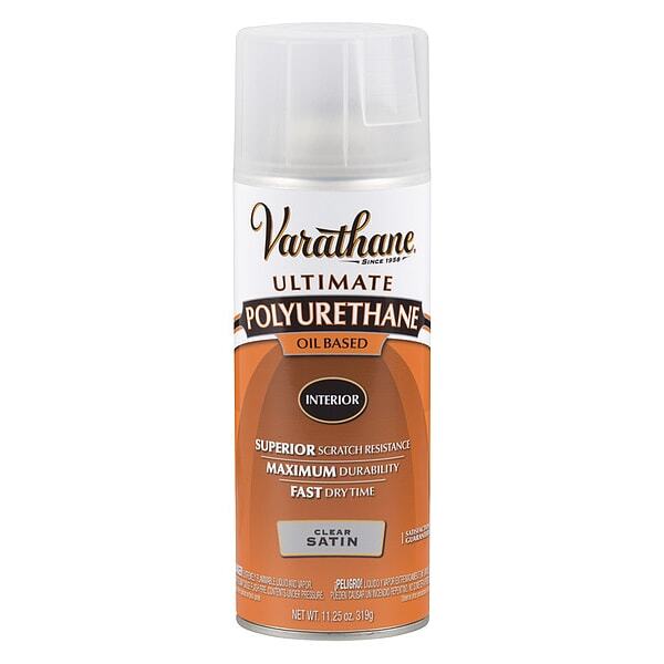 Rust-Oleum 9181 Polyurethane Spray,Clear,11.25 Oz.