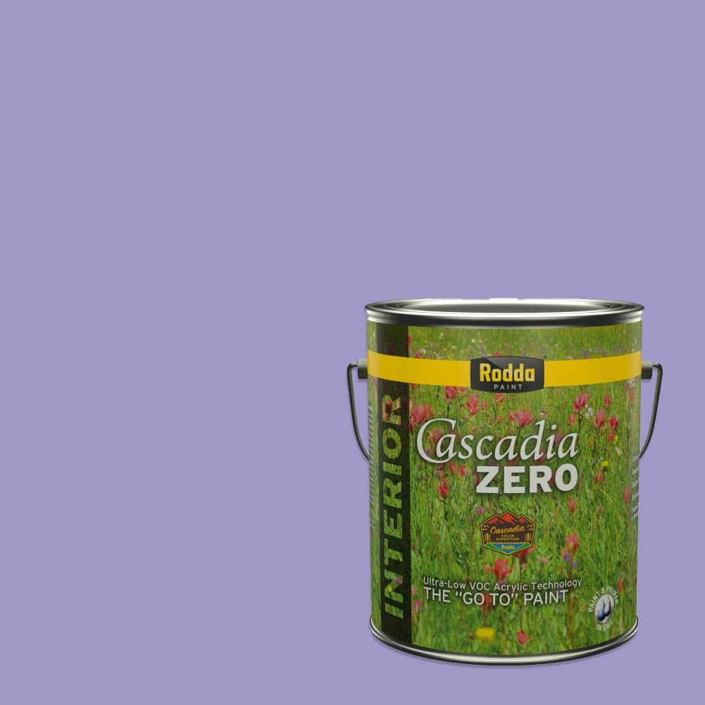 Rodda Paint Rodda Cascadia Zero Interior Satin In One 1-Gallon Purple Haze