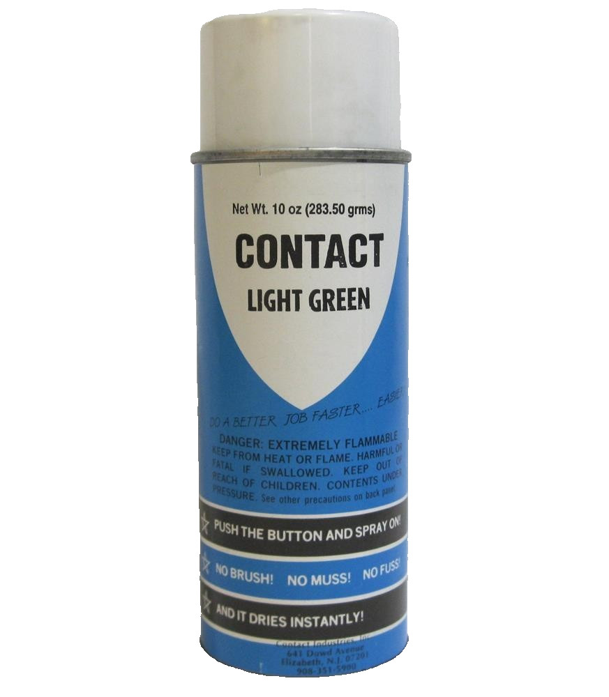CONTACT Light Green Enamel Touch Up Spray Paint 10 oz for REECE Sewing Machine