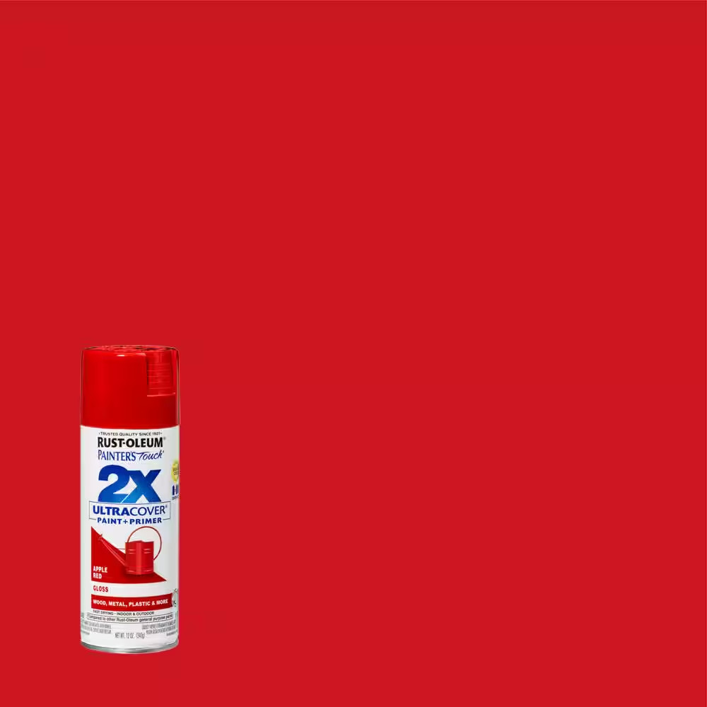 12 Oz. Gloss Apple Red General Purpose Spray Paint