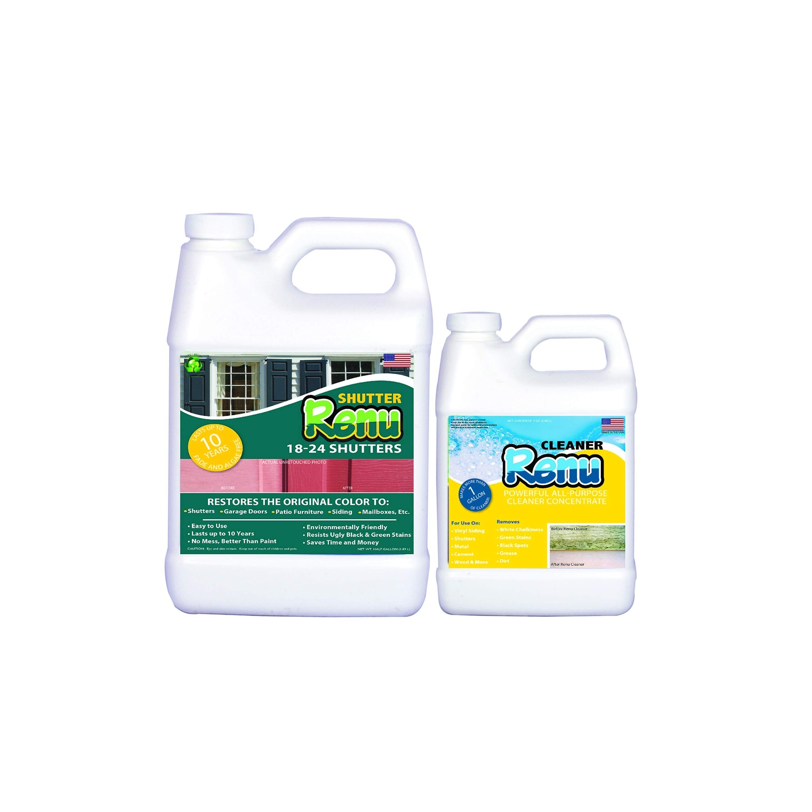 Premium Restorer – Restores Original Color & Rejuvenates Faded Shutters, Pati…