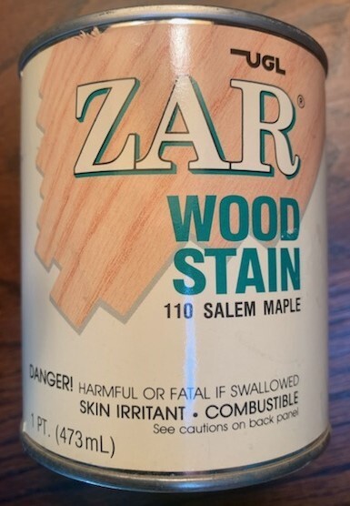 Zar Interior Stain, 110 SALEM MAPLE PINT