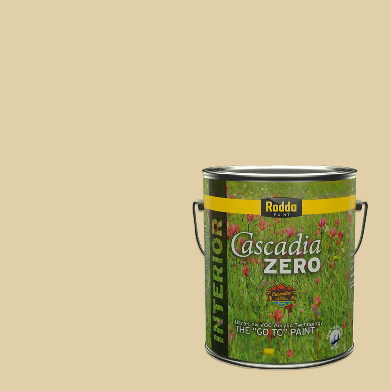 Rodda Paint Cascadia Zero Interior Satin Paint Premiumr In One 1-Gallon Coconut