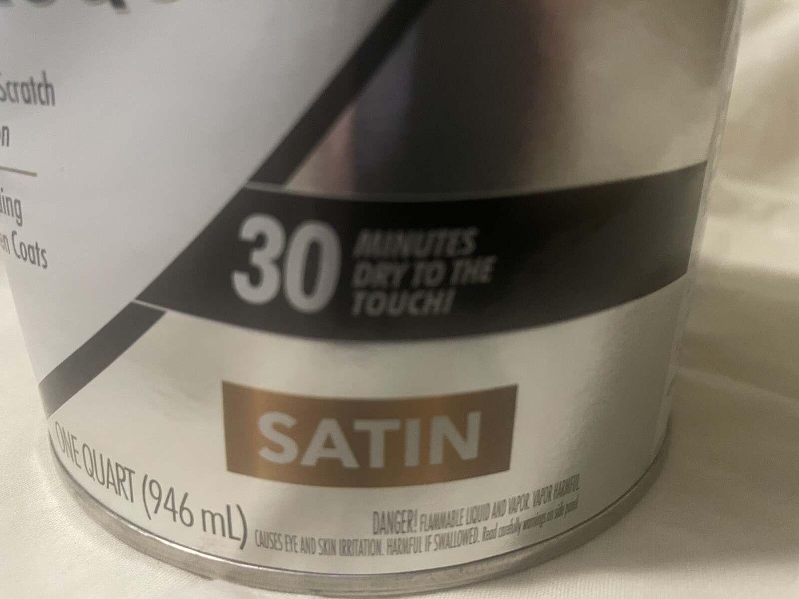 WATCO SATIN Crystal Clear Lacquer for Furniture 1qt (32oz) Rust-Oleum NEW