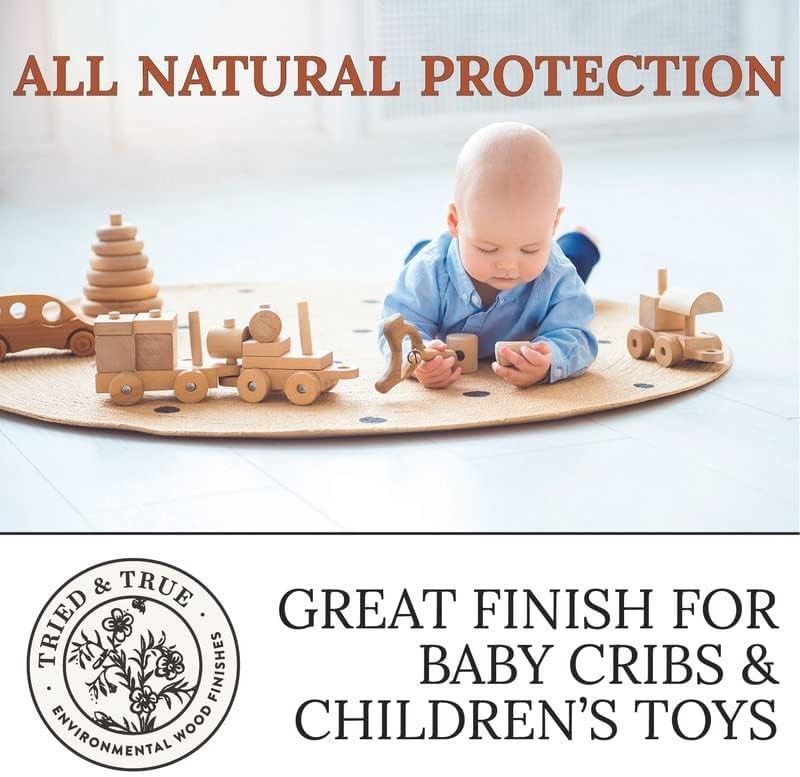 Danish Oil 8 oz – Polymerized Linseed Wood Finish Sealer, Food Safe