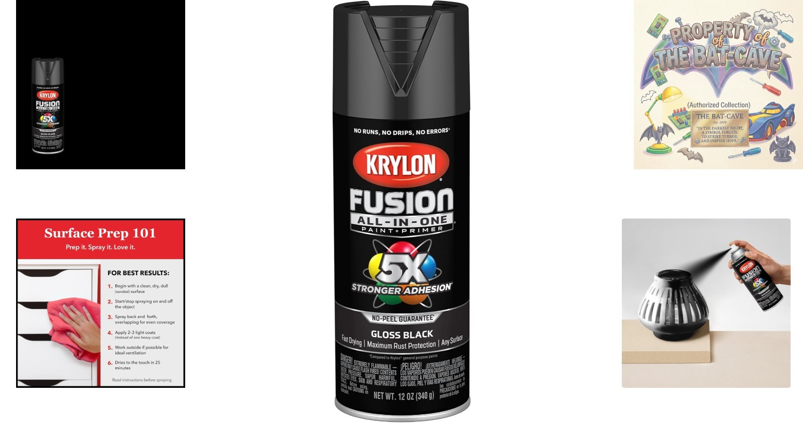 Professional-Quality 12 oz Fusion Spray Paint – Fast Drying & Rust Proof
