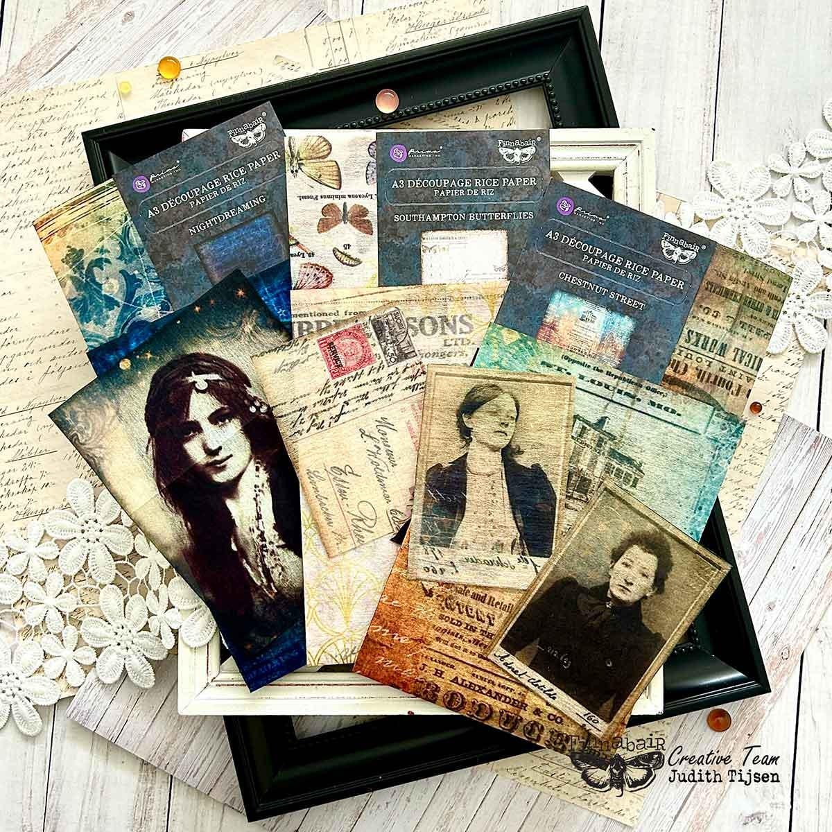 NIGHTDREAMING | A3 Decoupage Paper | Furniture | Arts & Crafts | 11.7″X16.5″; 1