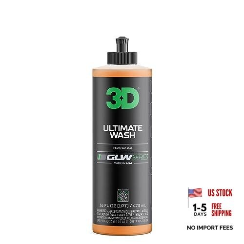 Ultimate Wash 16 0z – pH Neutral Car Wash Soap with Ultra 16 Fl Oz (Pack of 1)