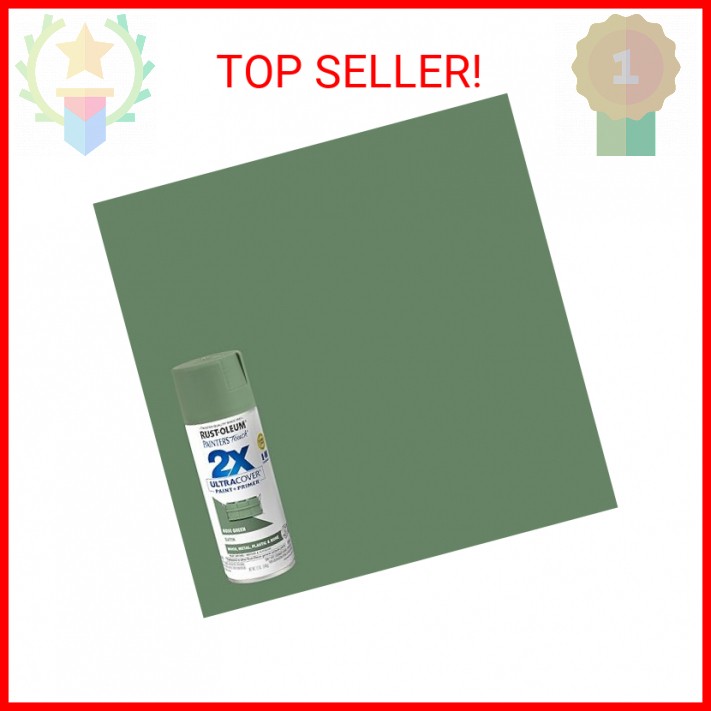 12 oz Satin Moss Green Painter’s Touch 2X Ultra Cover Spray Paint