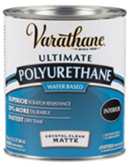 Varathane 262074 Transparent Water-Based Polyurethane 1 qt. (Pack of 2)