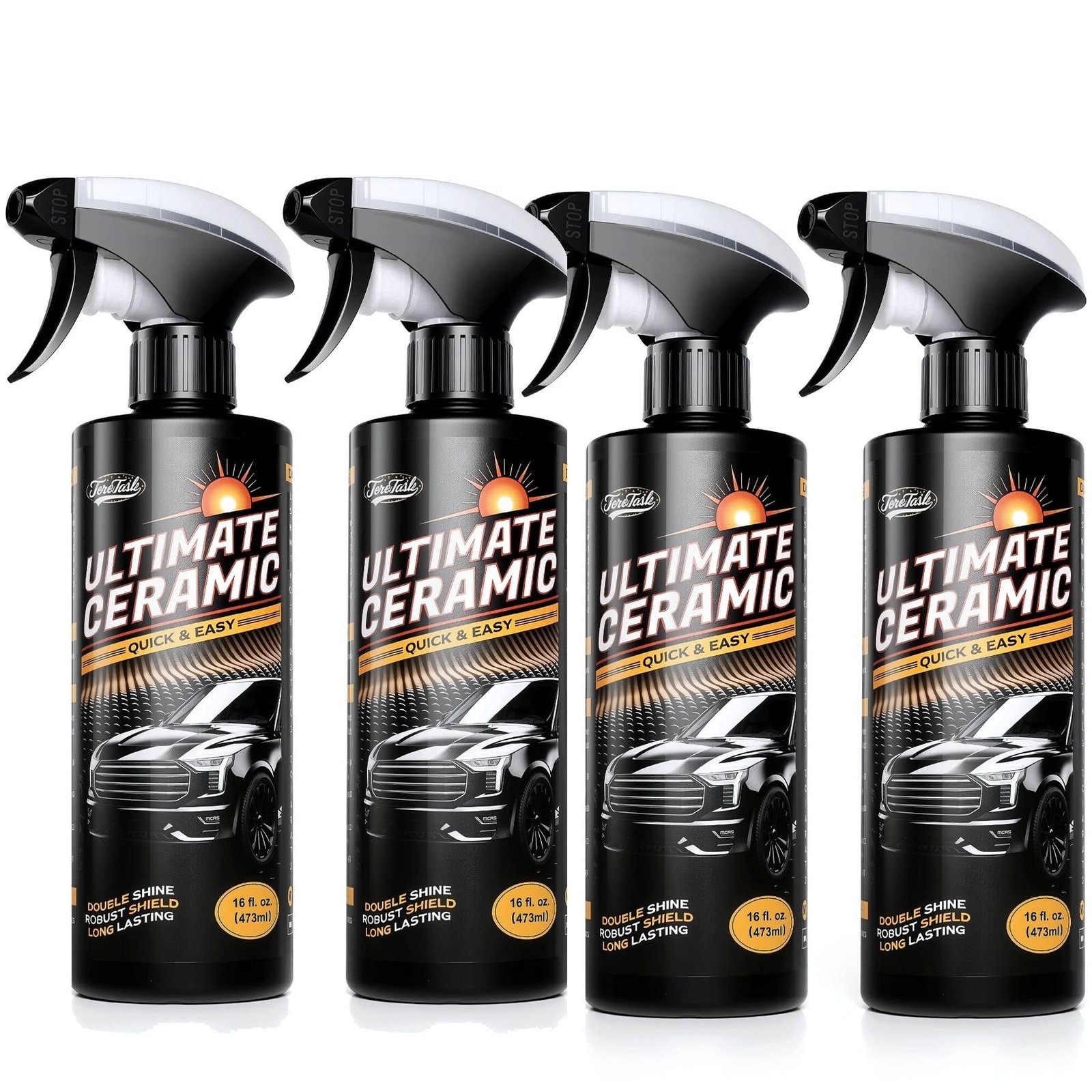 Real Ceramic Coating for Cars Polish (64 Fl Oz), Unmatched Shine Car Wax Coat…