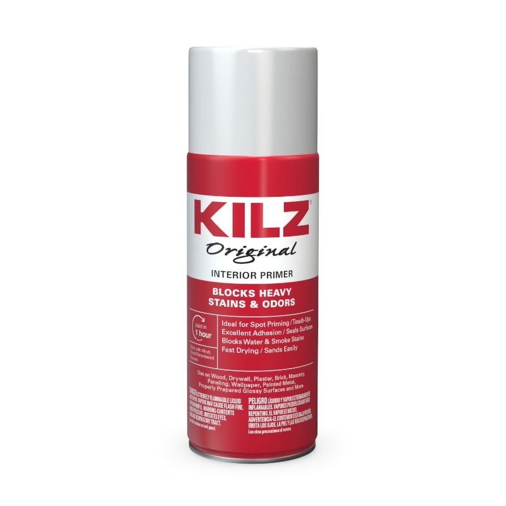 Original Oil-Based Aerosol Primer, White, Interior Spot Stainblocker and Odor
