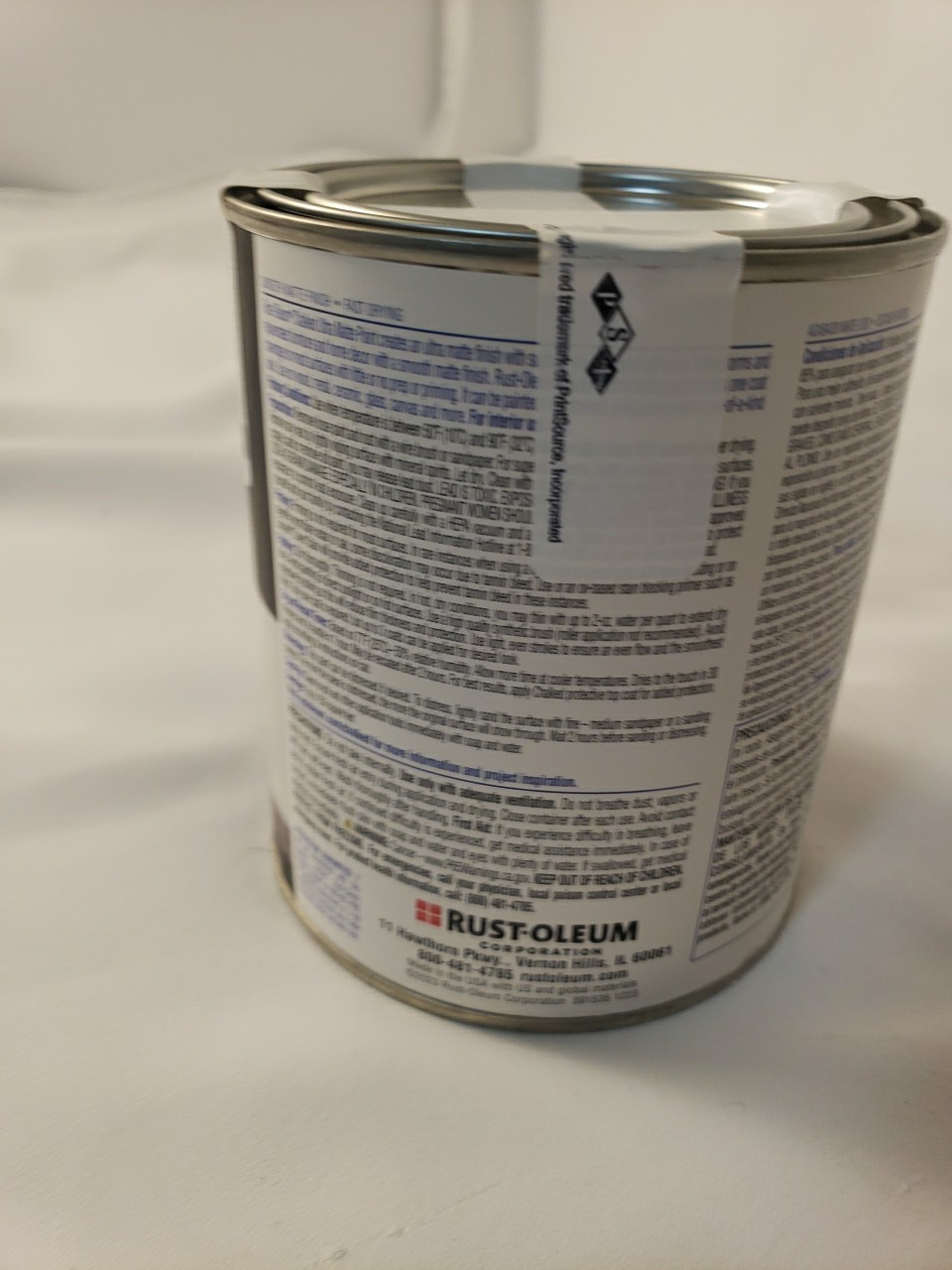 Rust Oleum 30 Oz Ultra Matte Chalked Paint Black Abyss For Furniture Diy