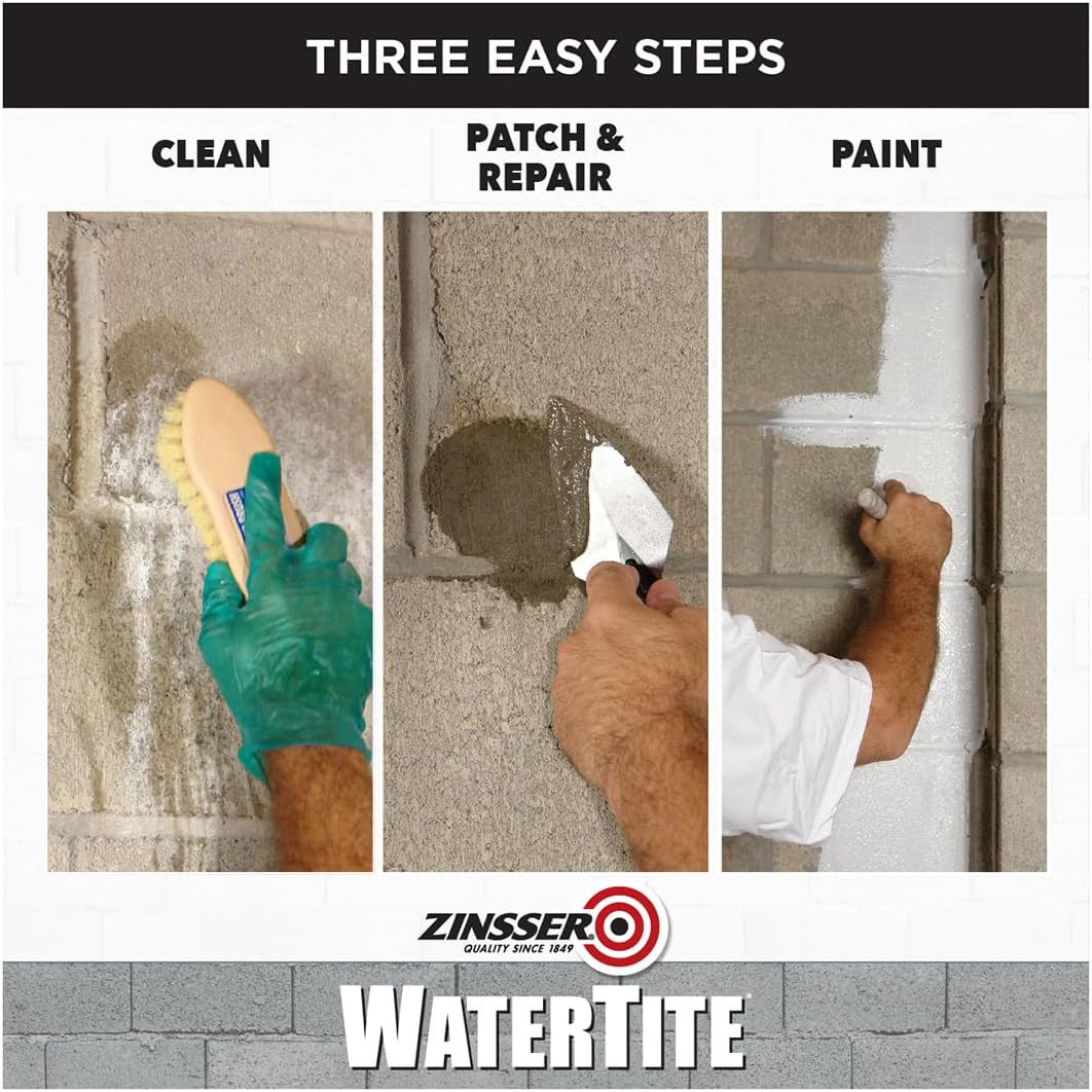 Watertite LX Ultra Waterproofing Paint, 2 Gallons, White – Ultimate Protection