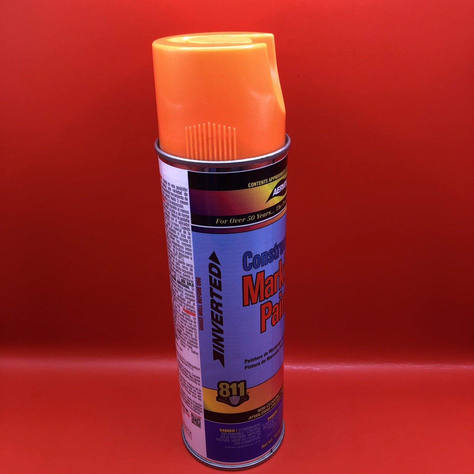Aervoe Spray Construction Marking Paint Orange