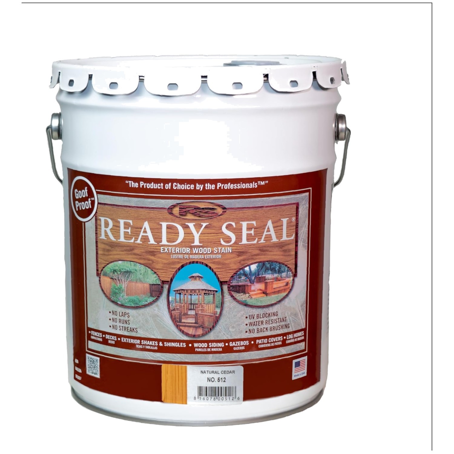 Natural Cedar Wood Stain & Sealer 5 Gallon