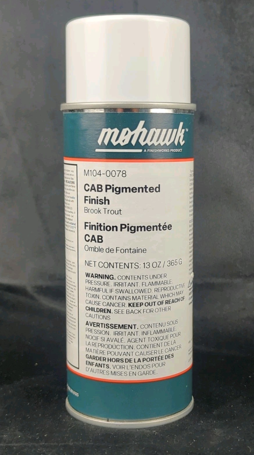 Mohawk M104-0078 Cab Pigmented Finish Brook Trout, 13 ounces