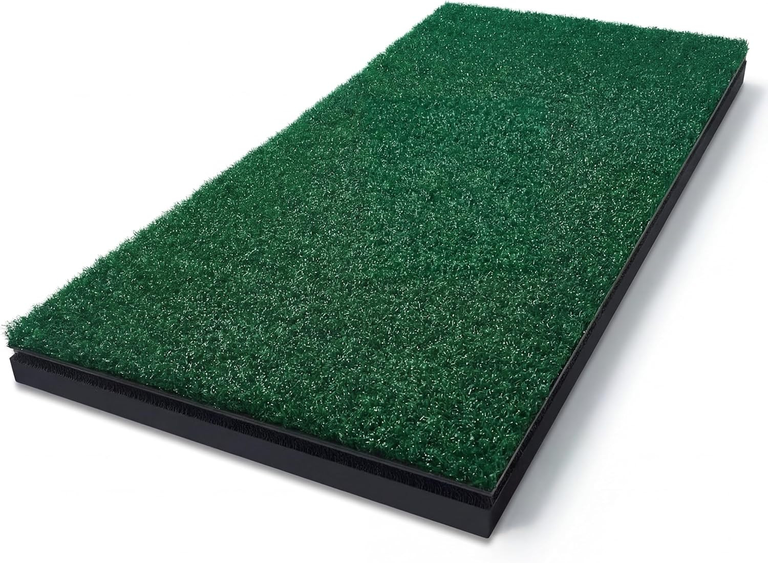 Golf Hitting Strip 12 X 28 Inch Golf Swing Mat with Shock Absorption Pad and EVA