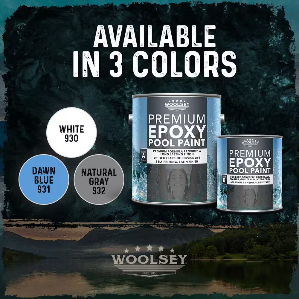 Premium Epoxy Pool Paint Dawn Blue 931