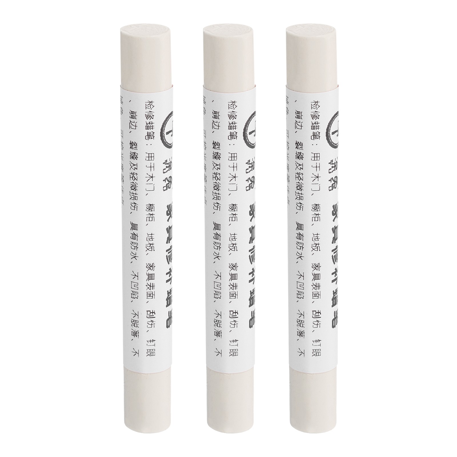 3Pcs Furniture Repair Crayons Wax Filler Stick Warm White