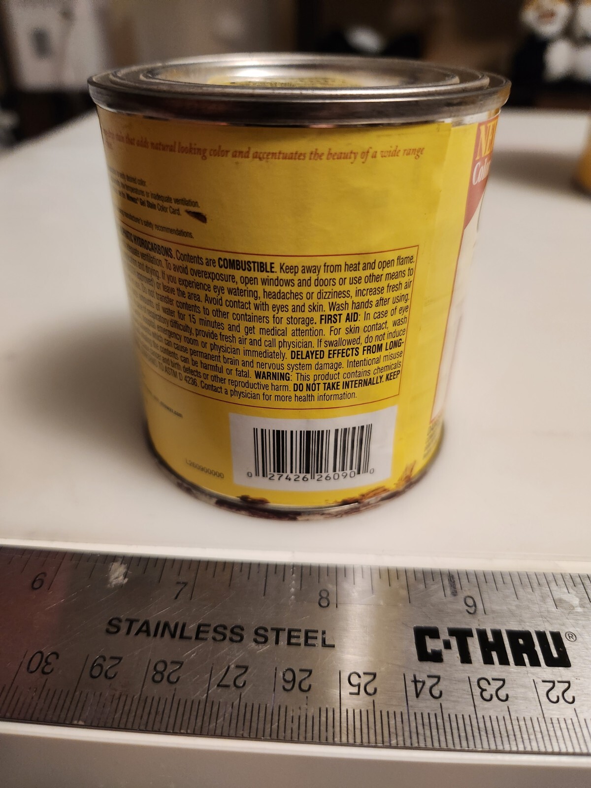 Minwax Wood Gel Stain, 1/2 pint, Red Elm