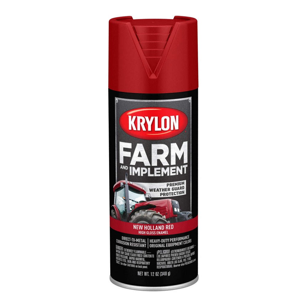 KRYLON Farm + Implement Spray Enamel, 12 oz. 833ZP9