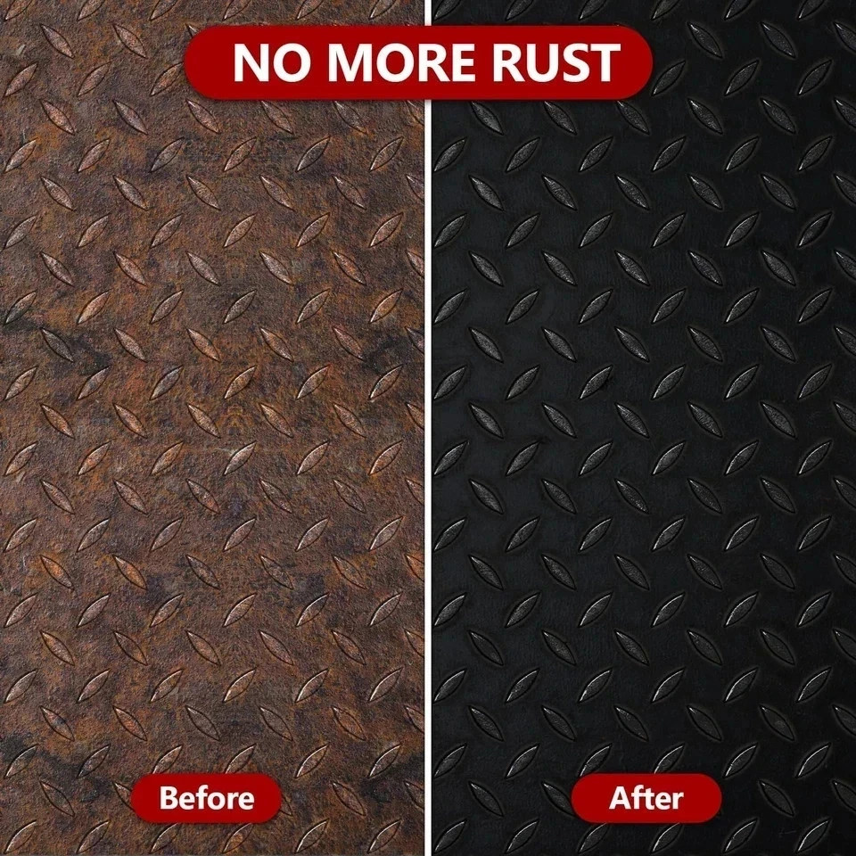 Rust Converter & Metal Primer, 141 Fl Oz Black Rust Inhibitor Paint for Metal…
