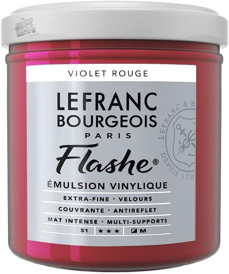 Acrylic Flashe LB 125ml Purple Red Vinyl Extra Fine Matte Art Color