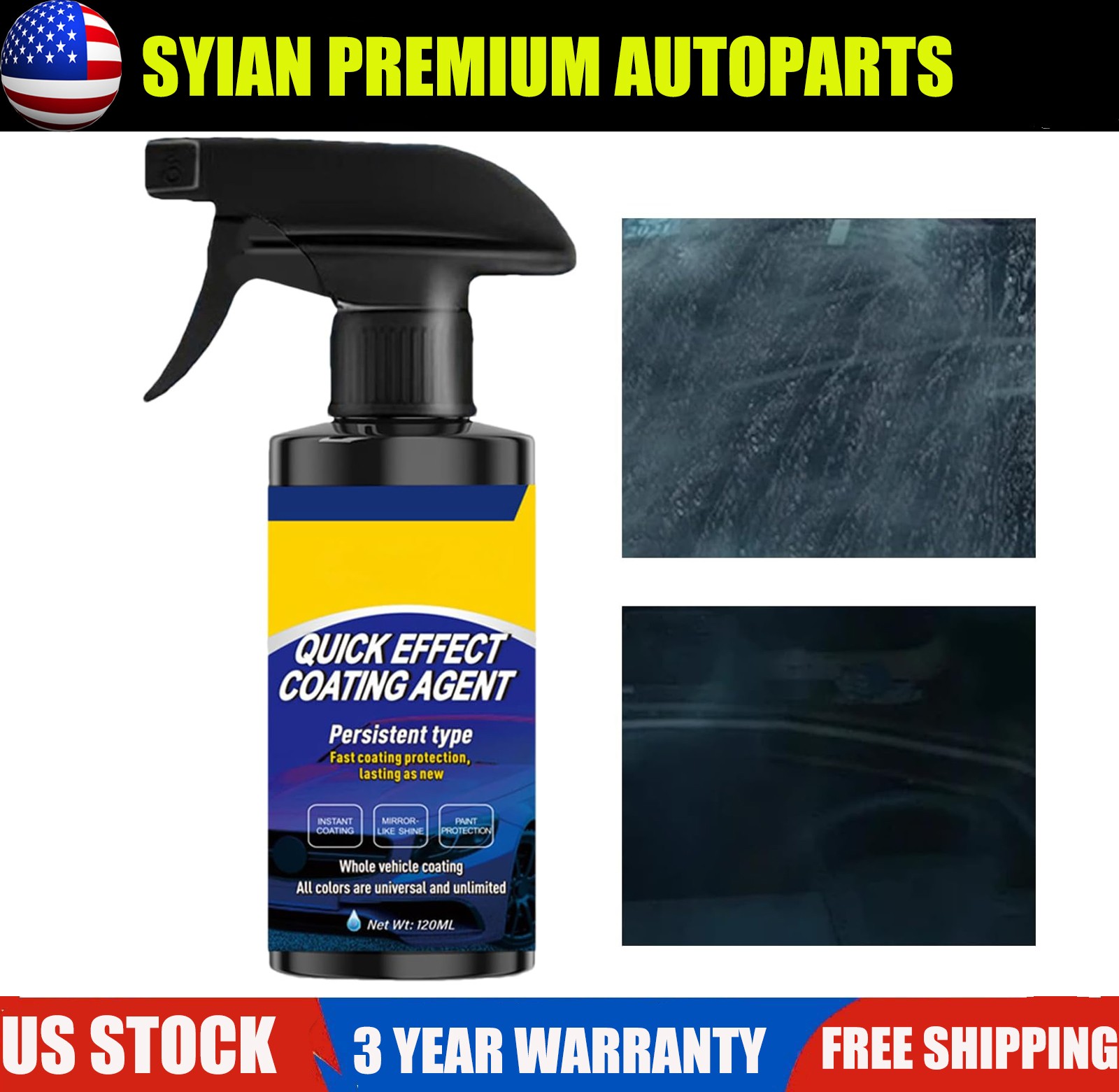 Car Coating Sprays Ceramic Paint Sealant Maximum Gloss & Shine Ceramic Car Wax