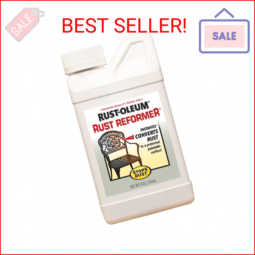 Rust-Oleum 7830730 Stops Rust Rust Reformer Formula, 8 oz, Black